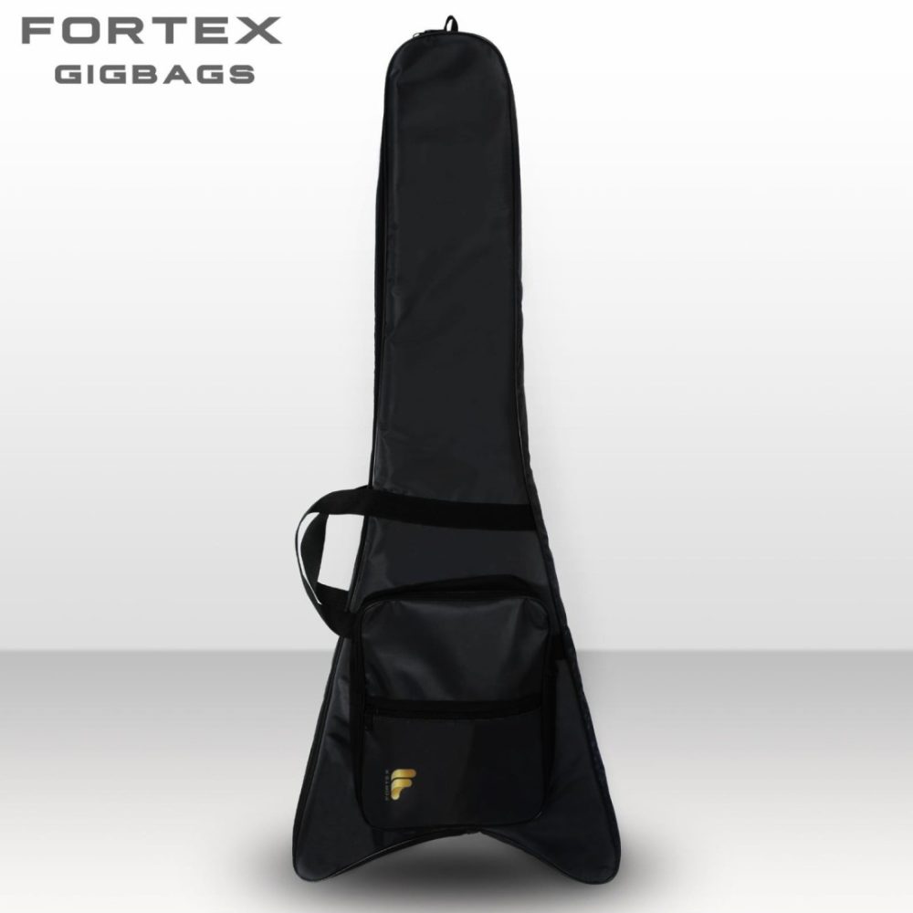 fortex-300-serisi-v-kasa-elektro-gitar-kilifi-siyah